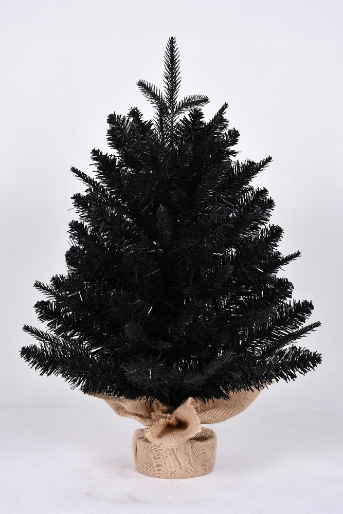 2' Black Full Fir Christmas Tree