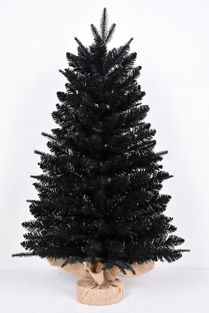 3' Black Full Fir Christmas Tree