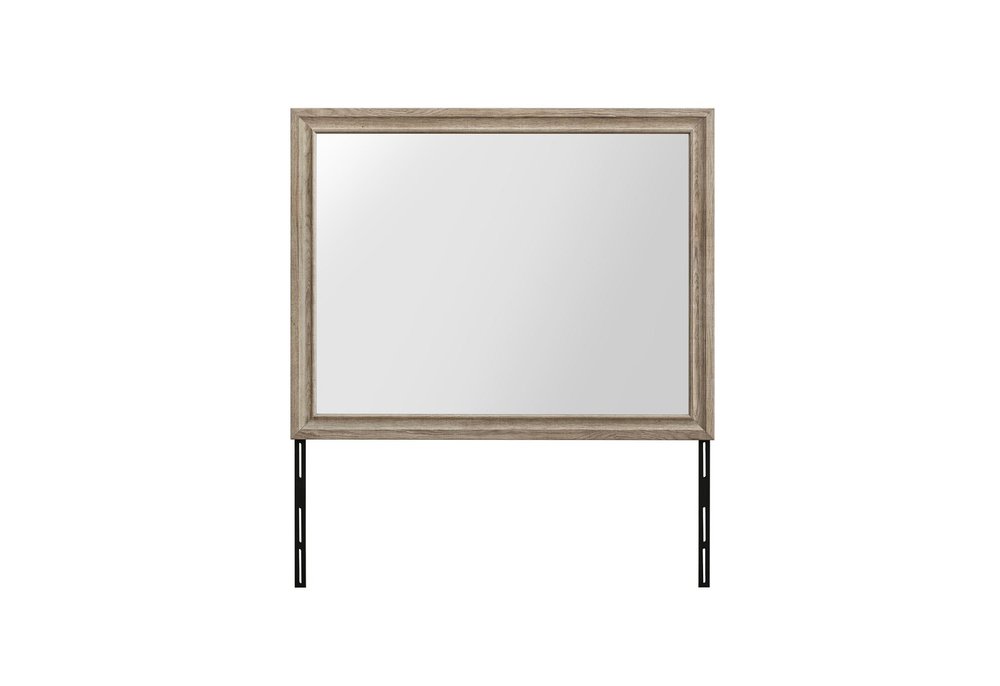 46" Natural Wood Dresser Mount Framed