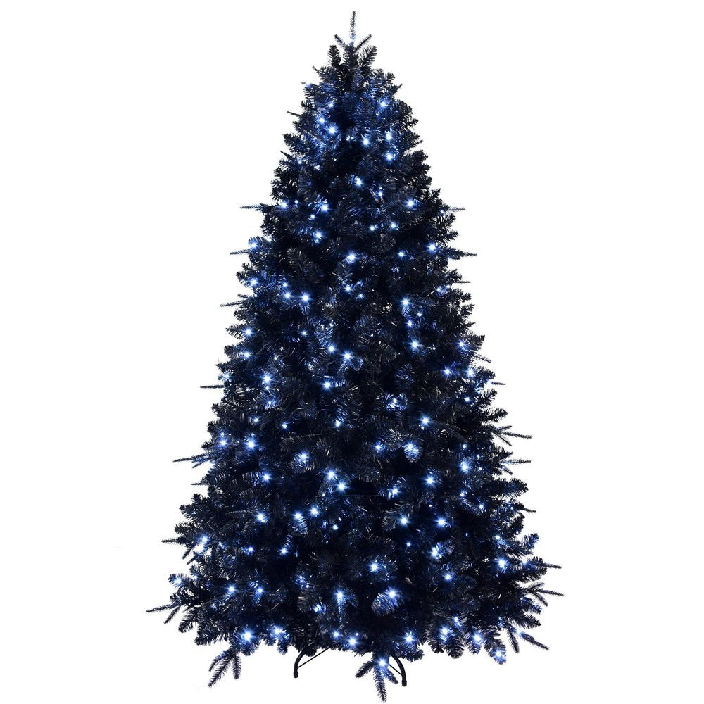 8' Black Full Fir Christmas Tree