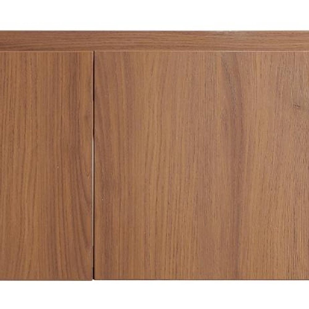 47" Brown Wood Floating Double Door Bathroom Vanity