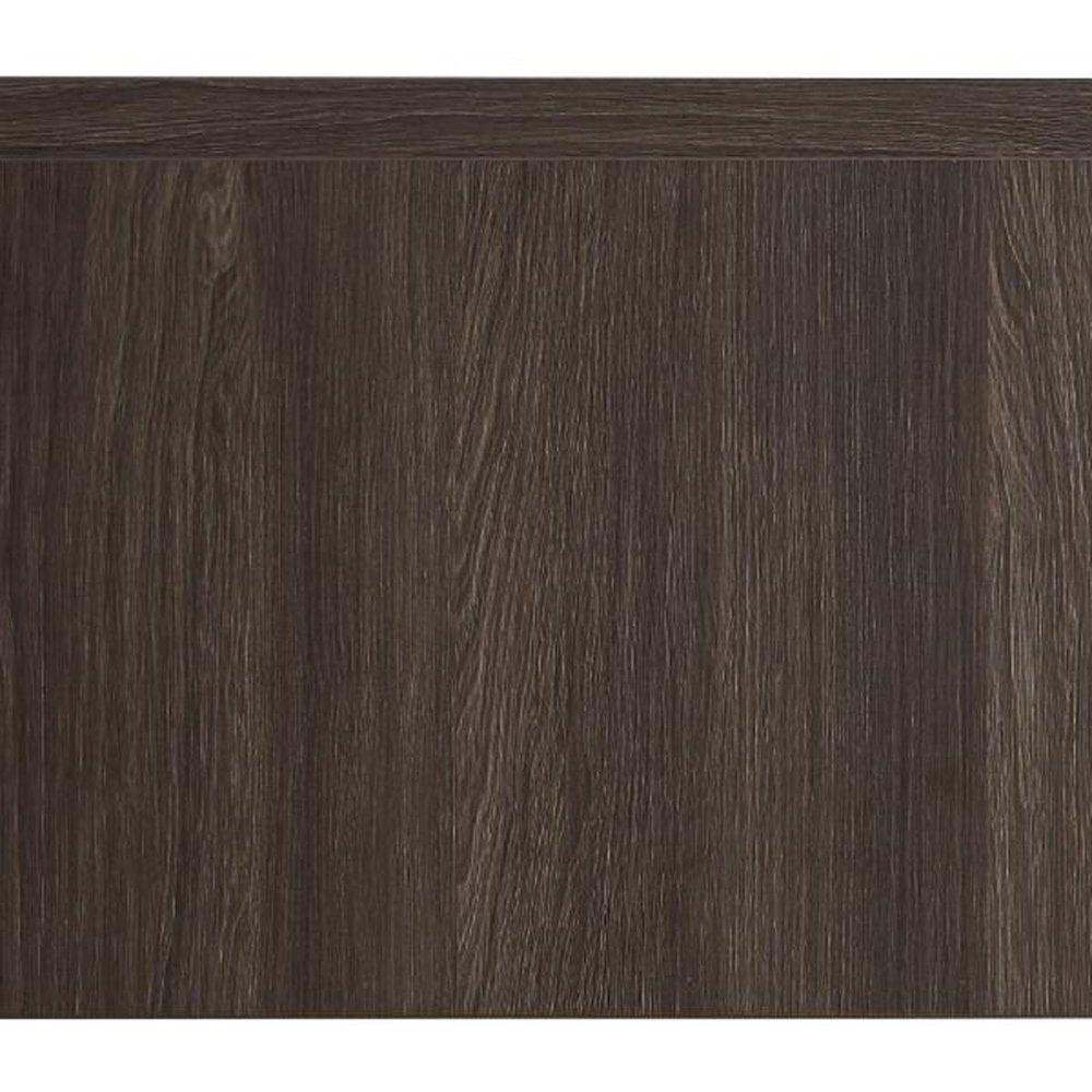 35" Brown Wood Floating Single Door Bathroom Vanity