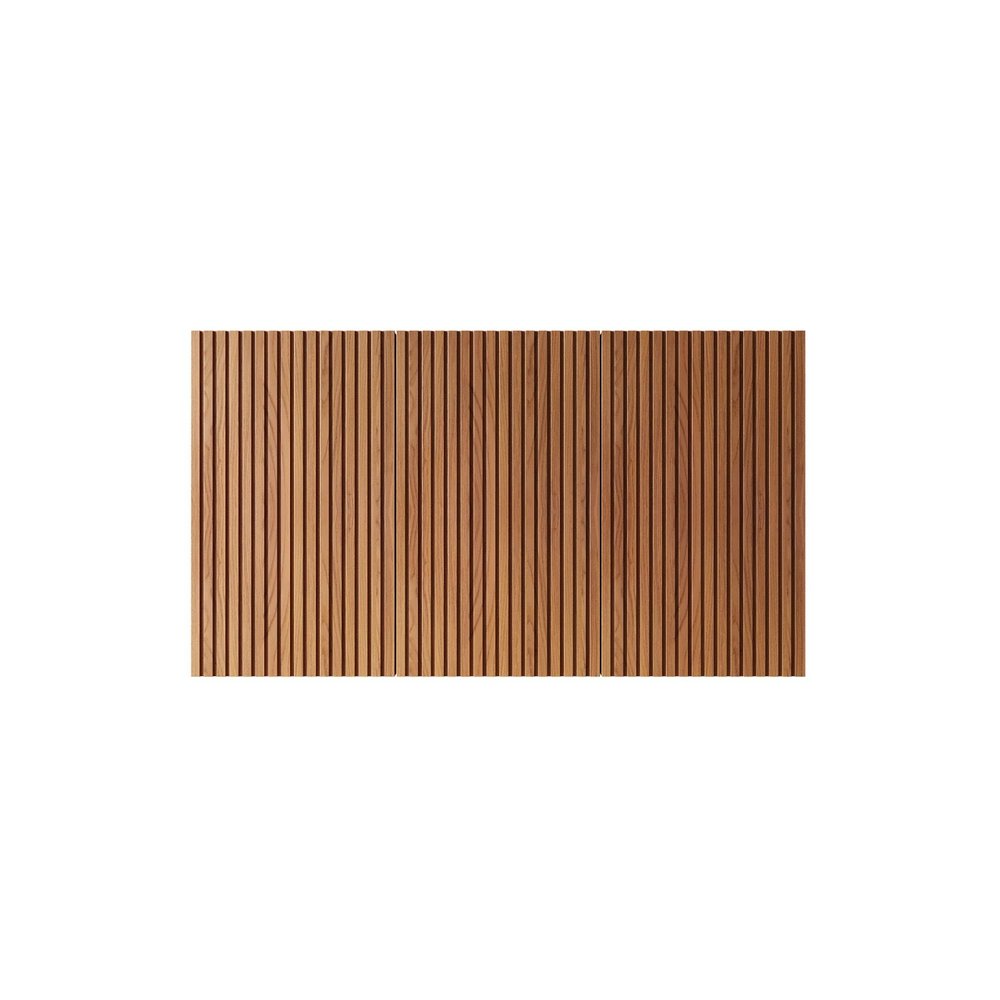 41" Brown Wood Floating Three Door Bathroom Vanity