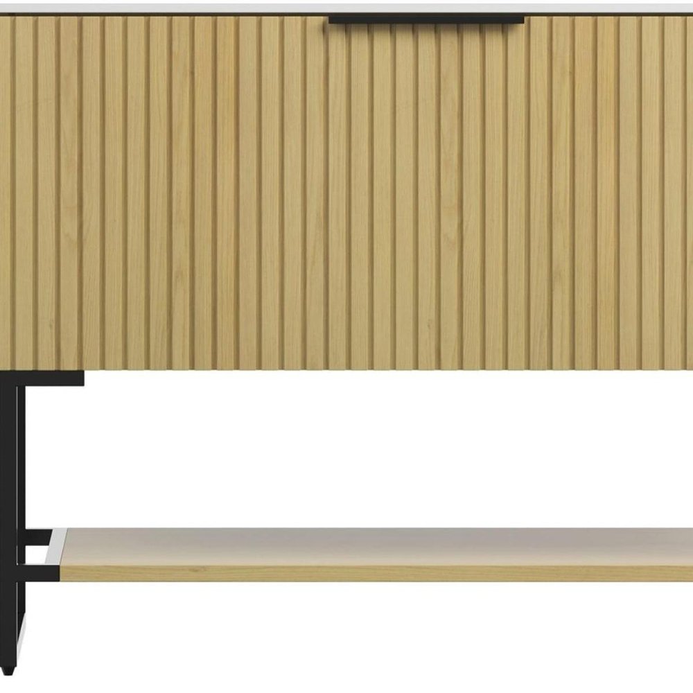 35" Brown Wood Freestanding Bathroom Vanity
