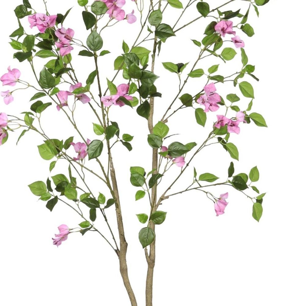 60" Pink Artificial Flowering Tree In Round Black Pot
