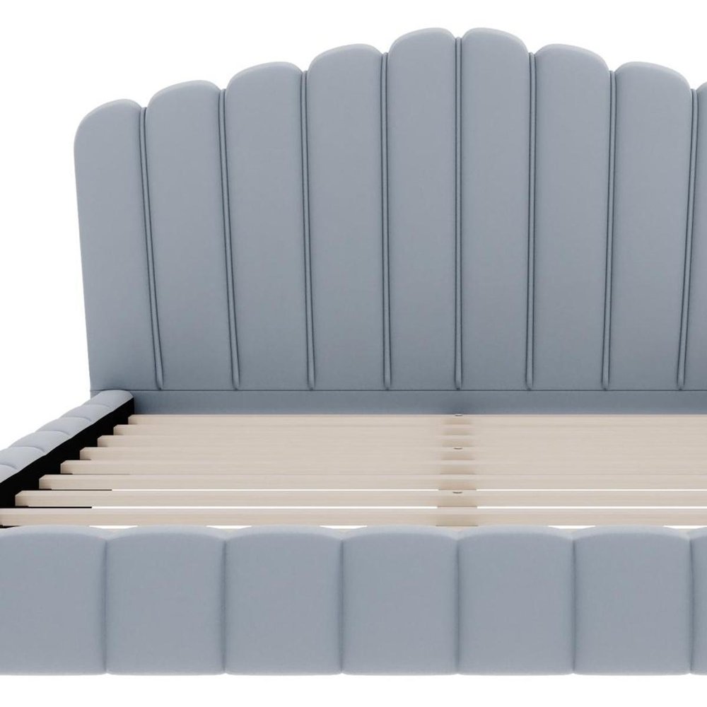 Natural Solid Wood Queen Bed Frame