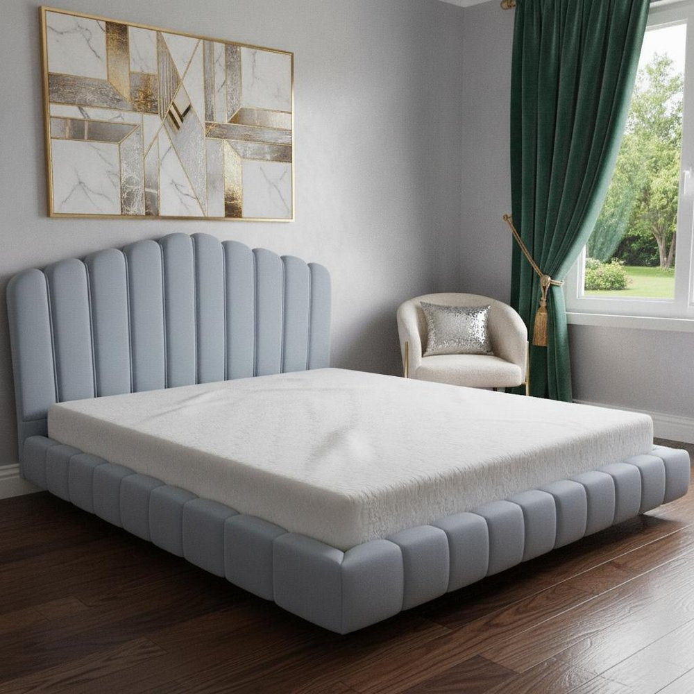 Natural Solid Wood Queen Bed Frame