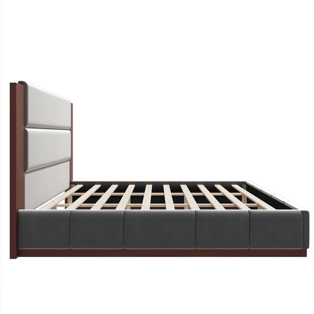 Natural Solid Wood Queen Bed Frame