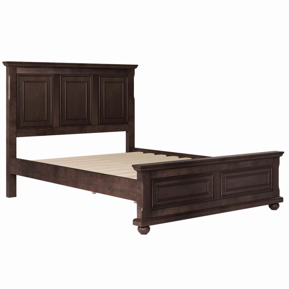 Natural Solid Wood Queen Bed Frame