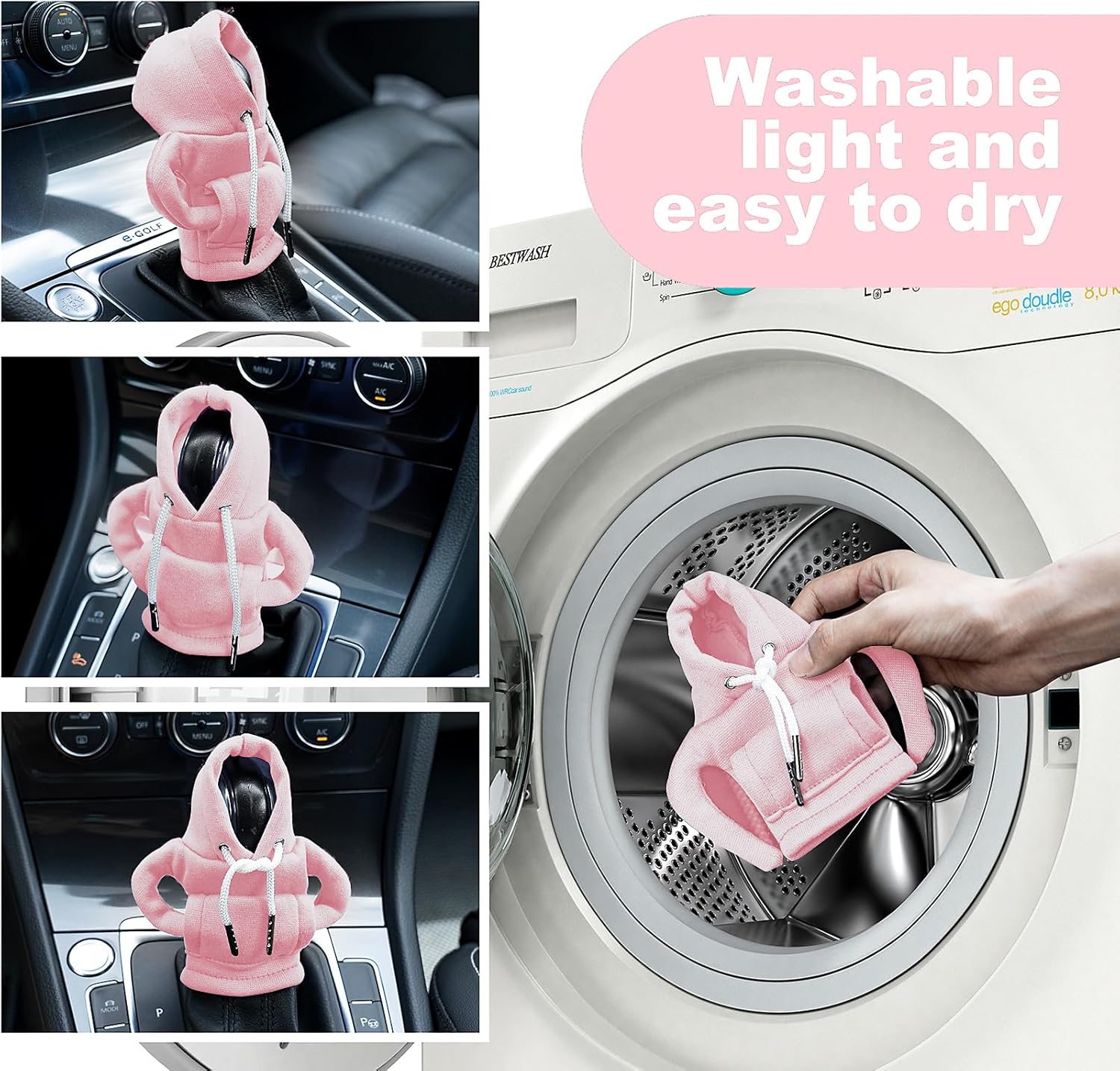 Universal Car Gear Shift Hoodie - Cute Mini Cover for Car Shifter