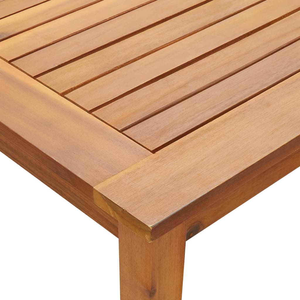 vidaXL Outdoor Dining Table Patio Table Garden Furniture Solid Wood Acacia-12