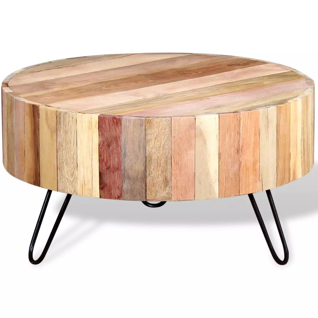 vidaXL Coffee Table Solid Reclaimed Wood-0
