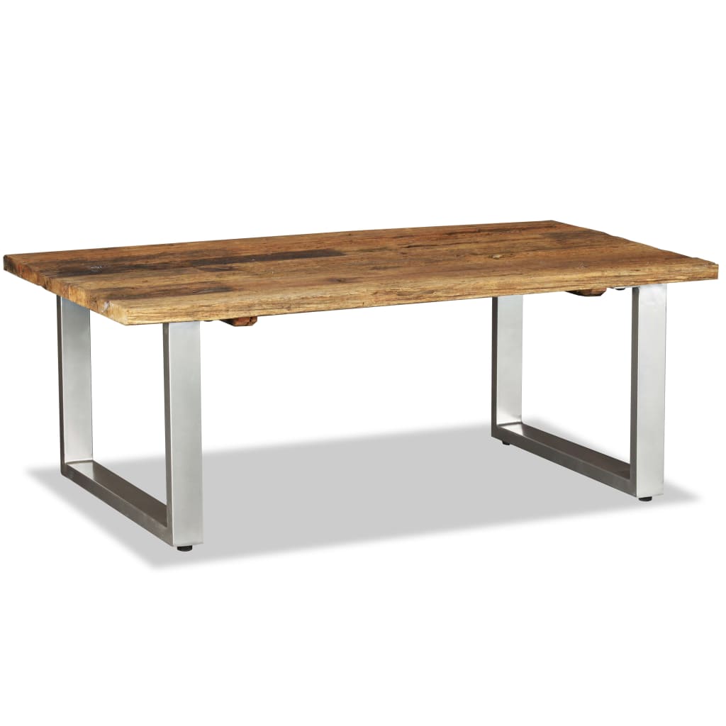 vidaXL Coffee Table Solid Reclaimed Wood 39.4"x23.6"x15"-0