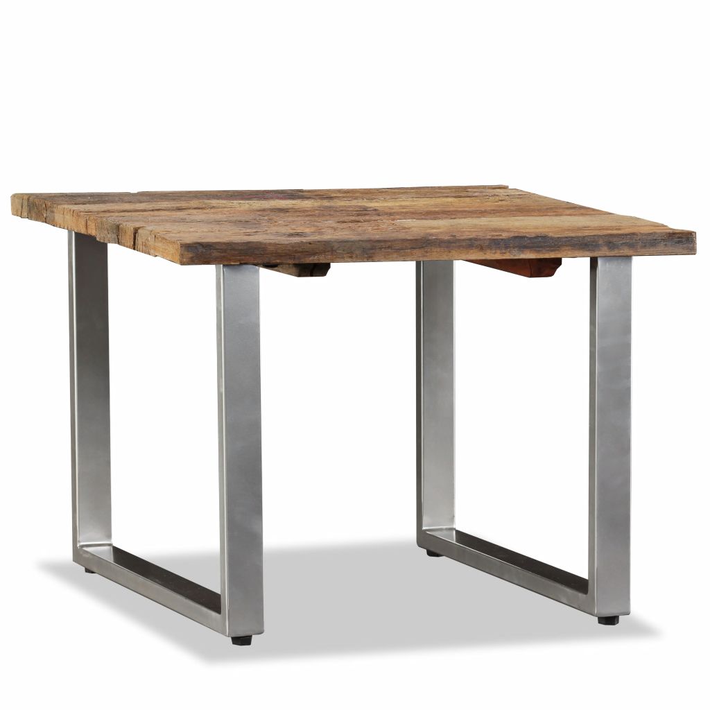 vidaXL Coffee Table Solid Reclaimed Wood 21.7"x21.7"x15.7"-0