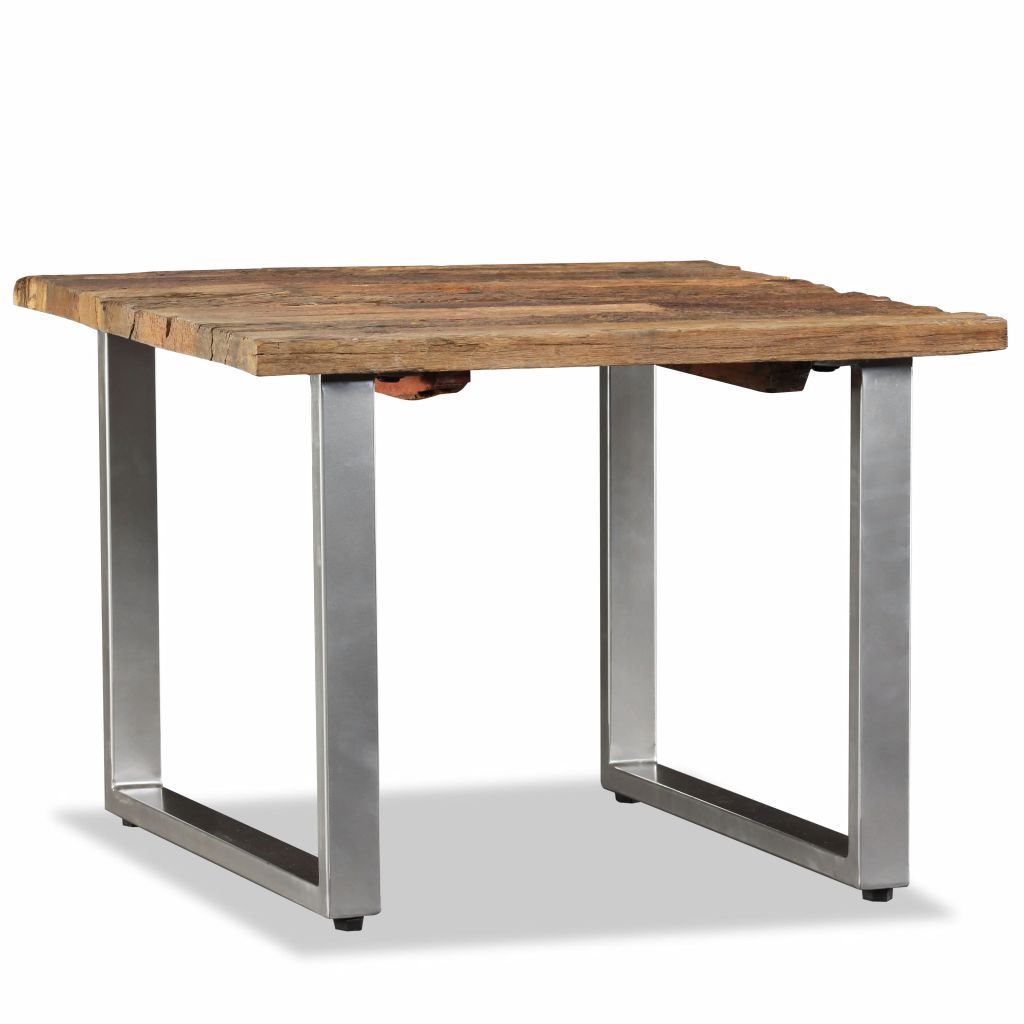 vidaXL Coffee Table Solid Reclaimed Wood 21.7"x21.7"x15.7"-4