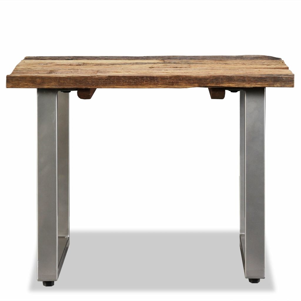 vidaXL Coffee Table Solid Reclaimed Wood 21.7"x21.7"x15.7"-5
