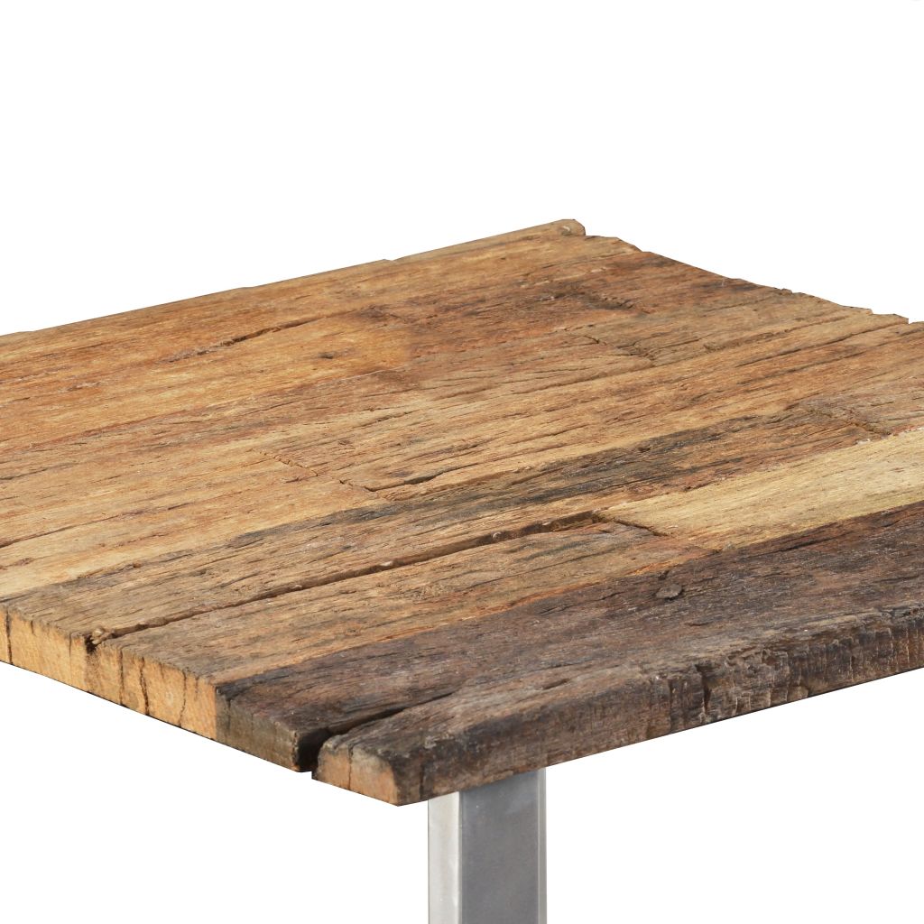 vidaXL Coffee Table Solid Reclaimed Wood 21.7"x21.7"x15.7"-6