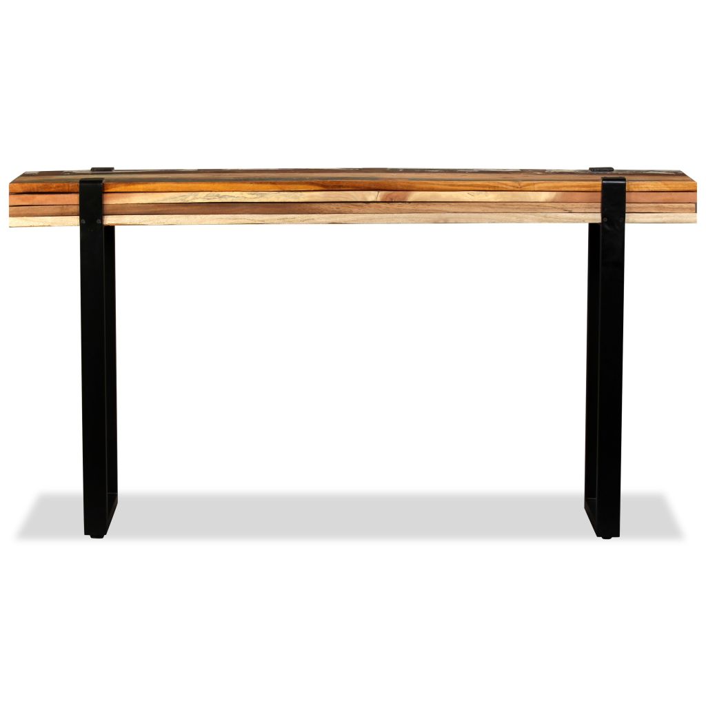 vidaXL Console Table Solid Reclaimed Wood Adjustable-6