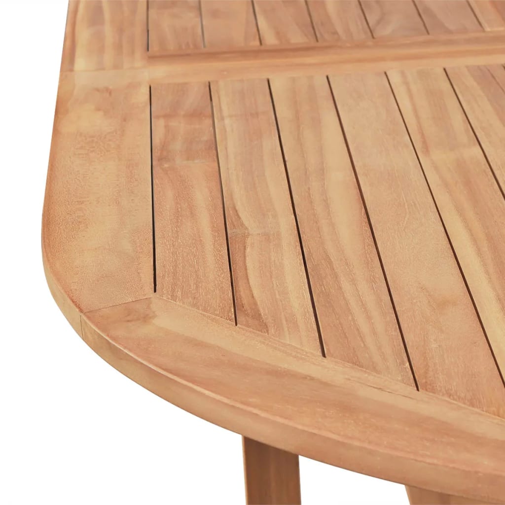 vidaXL Patio Table 70.8"x35.4"x29.5" Solid Teak Wood-3