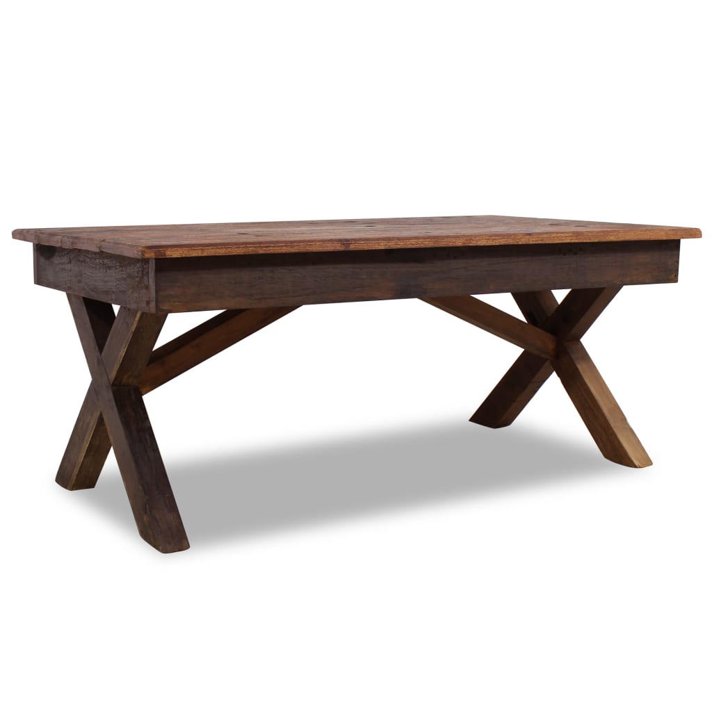 vidaXL Coffee Table Solid Reclaimed Wood 43.3"x23.6"x17.7"-0