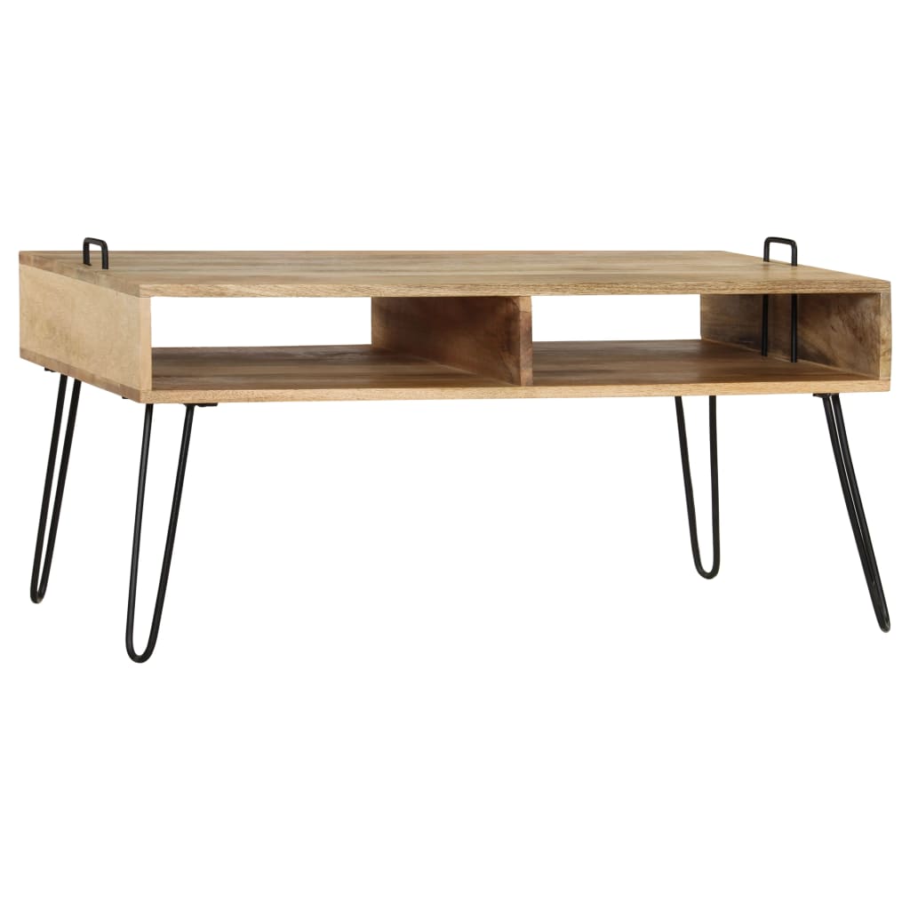 vidaXL Coffee Table Solid Mango Wood 39.4"x23.6"x17.7"-2