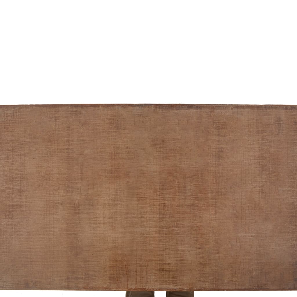 vidaXL Coffee Table Solid Fir Wood 35.8"x20.1"x15" Brown-3