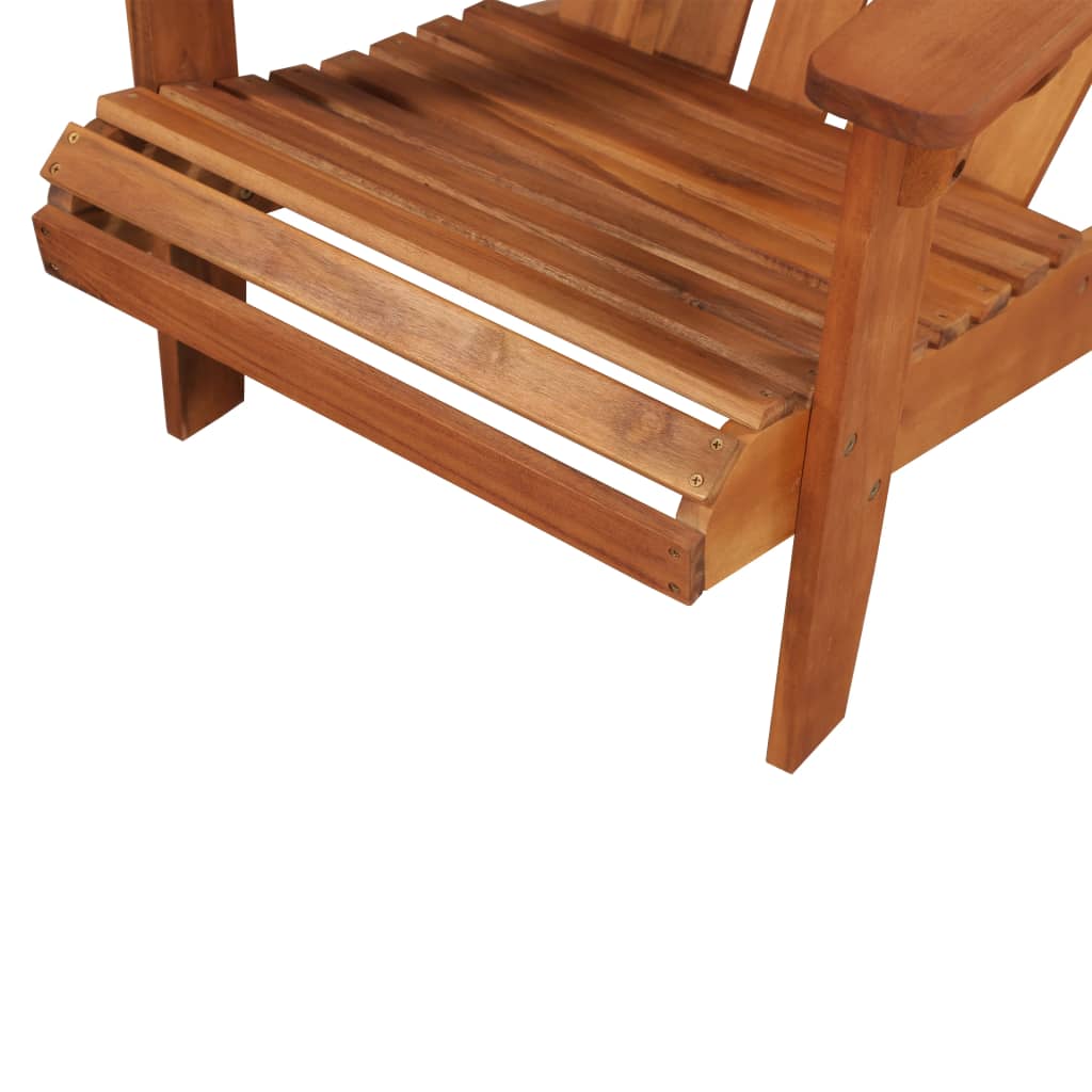 vidaXL Patio Adirondack Chair Solid Acacia Wood-1