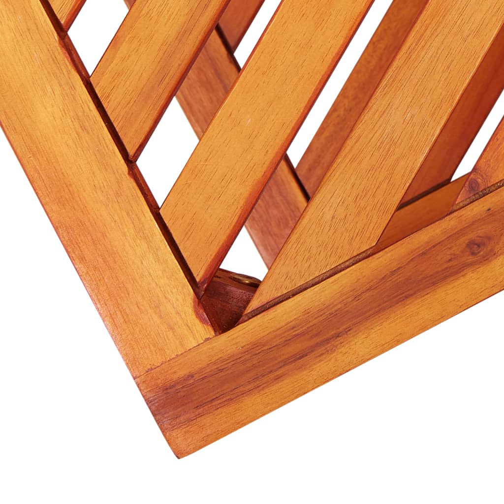 vidaXL Side Table Solid Acacia Wood 17.7"x13"x17.7"-3