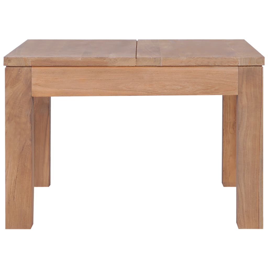 vidaXL Coffee Table End Table Sofa Table Solid Wood Teak with Natural Finish-4