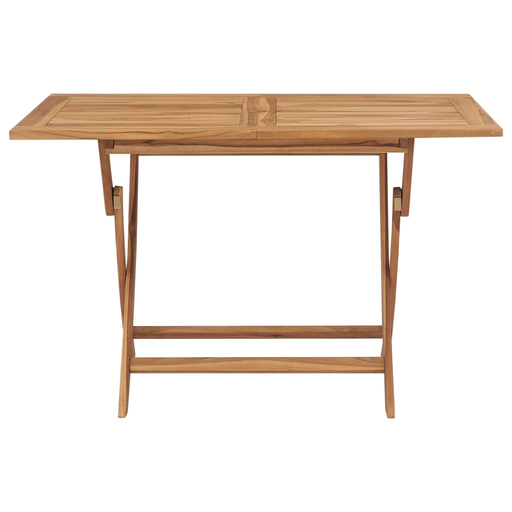 vidaXL Outdoor Dining Table Folding Table Garden Furniture Solid Wood Teak-6