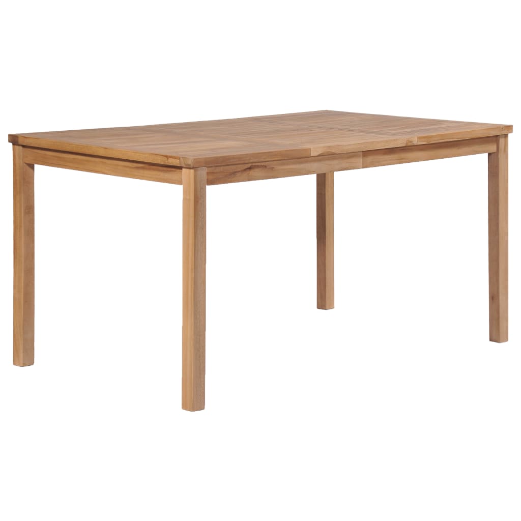 vidaXL Outdoor Dining Table Patio Table Garden Porch Furniture Solid Teak Wood-48