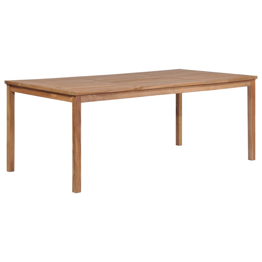 vidaXL Outdoor Dining Table Patio Table Garden Porch Furniture Solid Teak Wood-28