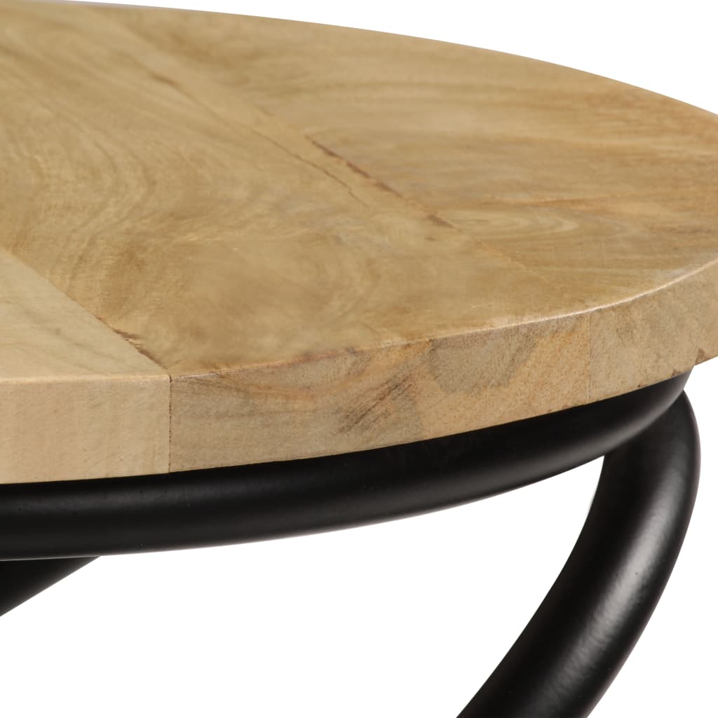 vidaXL End Table Solid Mango Wood 15.7"x19.7"-7
