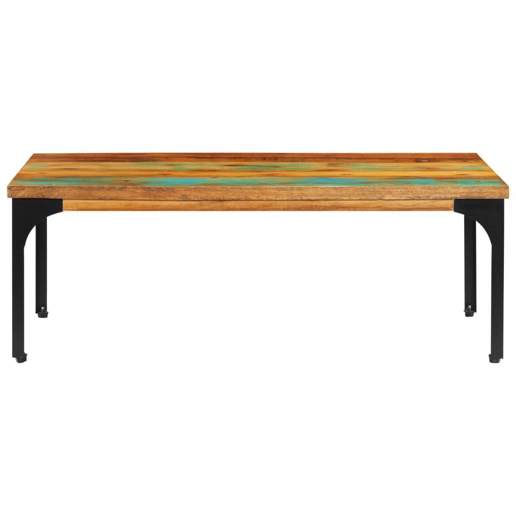 vidaXL Coffee Table 39.4"x23.6"x13.8" Solid Reclaimed Wood-2
