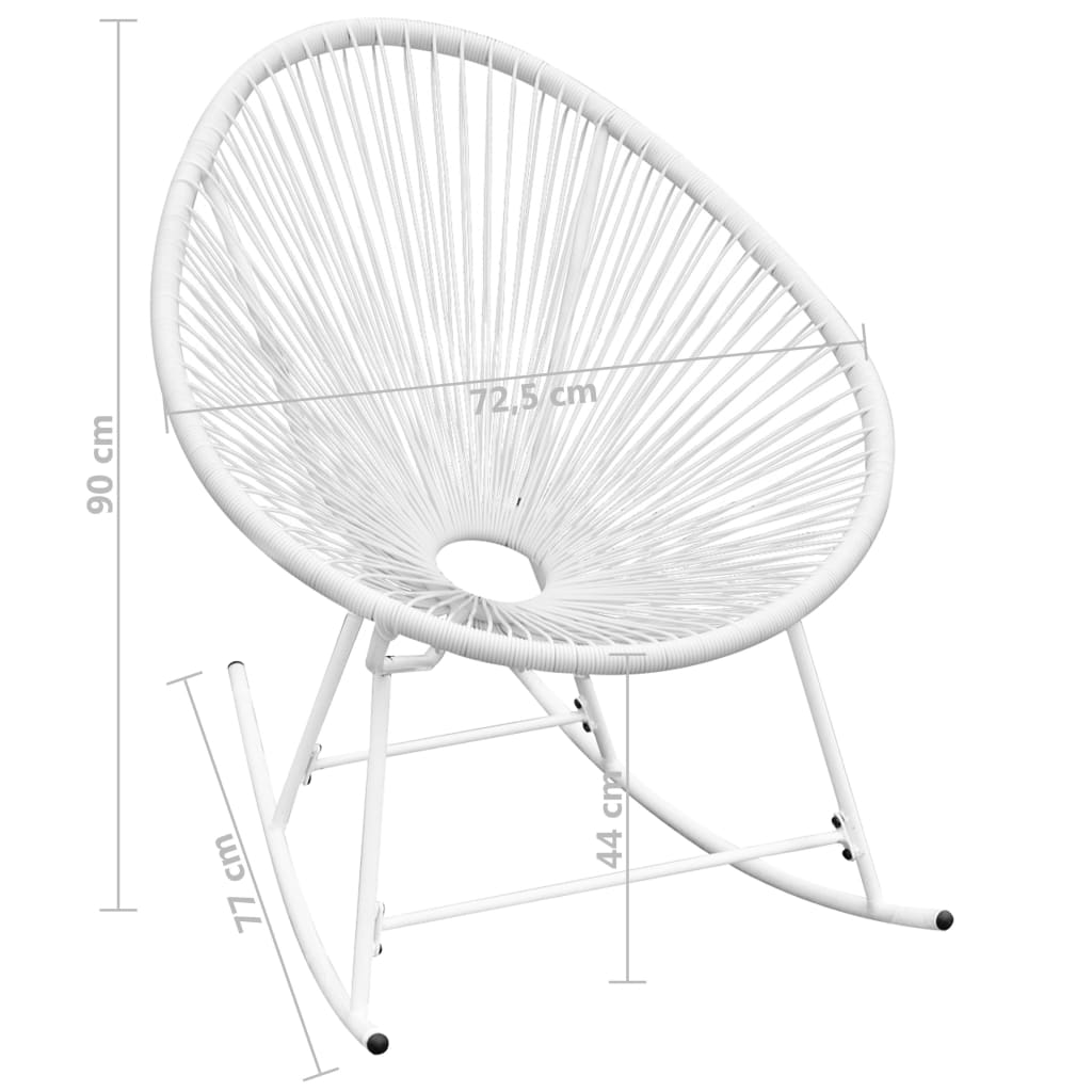 vidaXL Outdoor Acapulco Chair Poly Rattan Beige-3