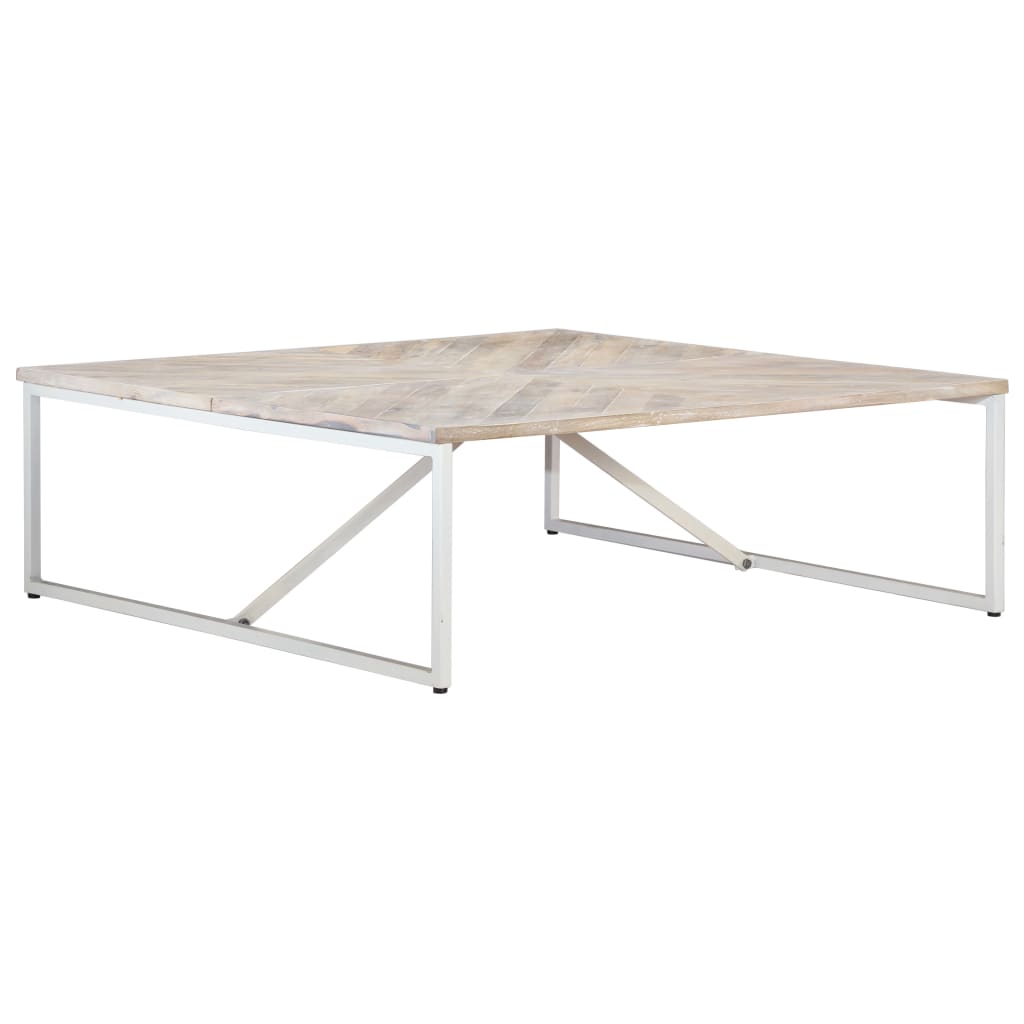 vidaXL Coffee Table End Table Living Room Side Sofa Table Solid Wood Mango-11