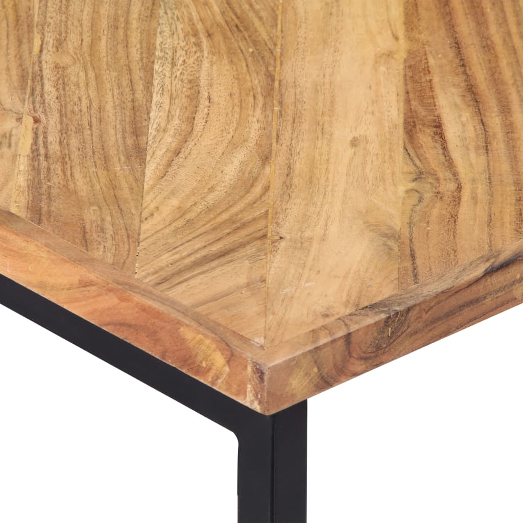 vidaXL Coffee Table End Table Living Room Side Sofa Table Solid Wood Mango-14