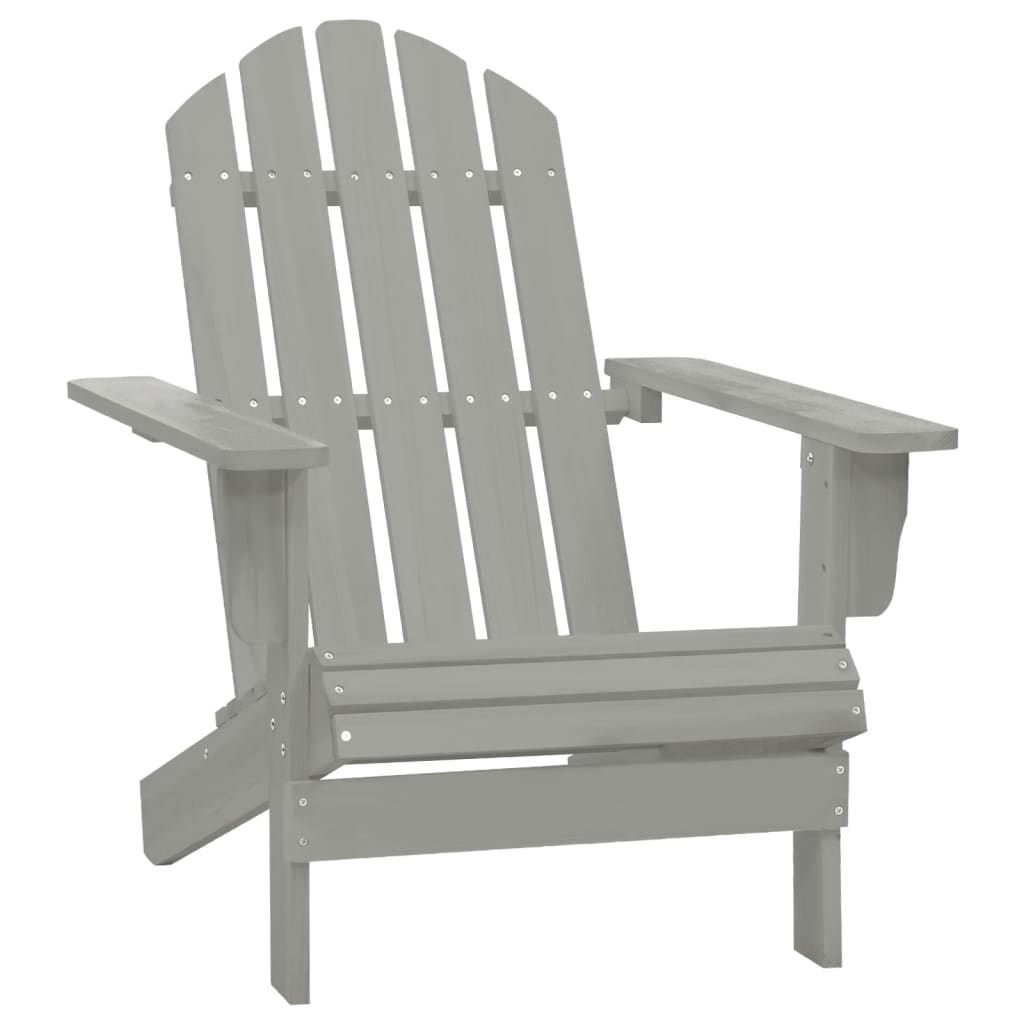 vidaXL Patio Chair Lawn Patio Adirondack Chair for Outdoor Porch Garden Wood-0