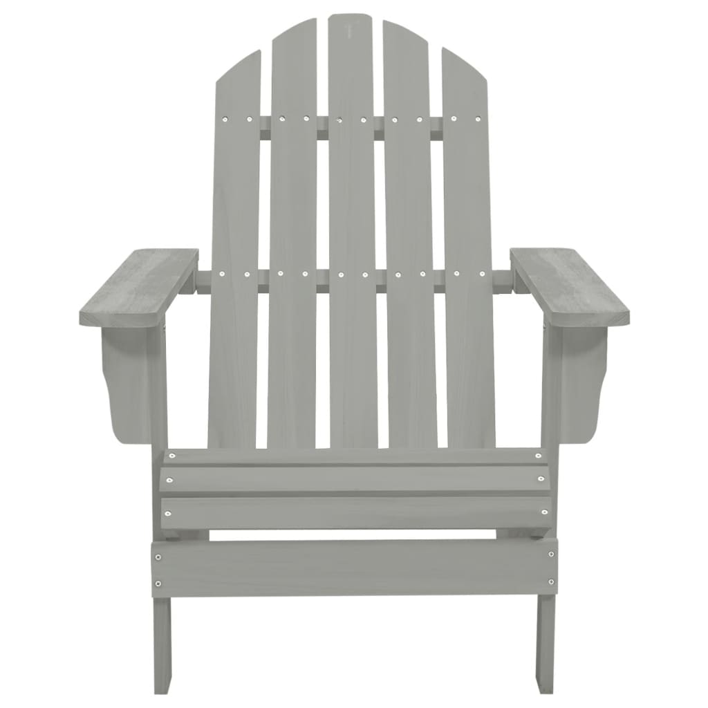 vidaXL Patio Chair Lawn Patio Adirondack Chair for Outdoor Porch Garden Wood-4