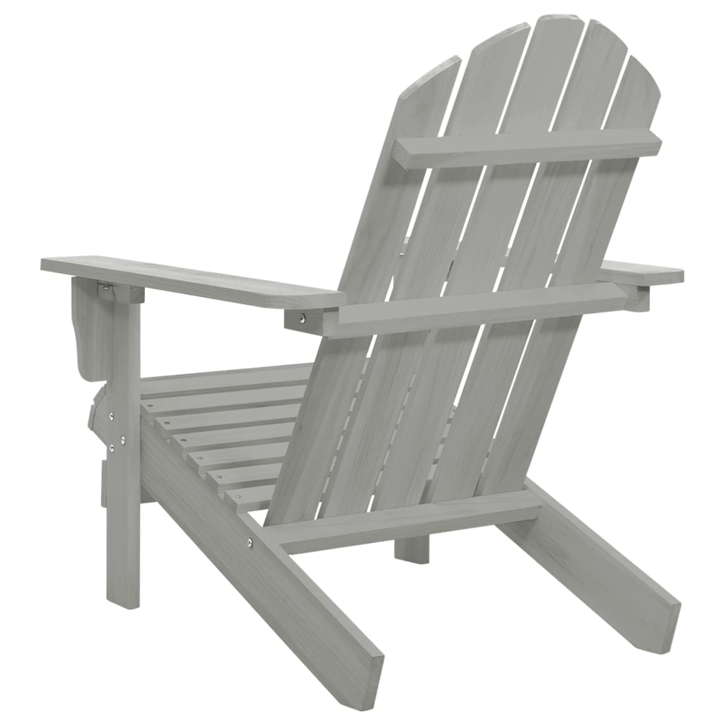 vidaXL Patio Chair Lawn Patio Adirondack Chair for Outdoor Porch Garden Wood-8