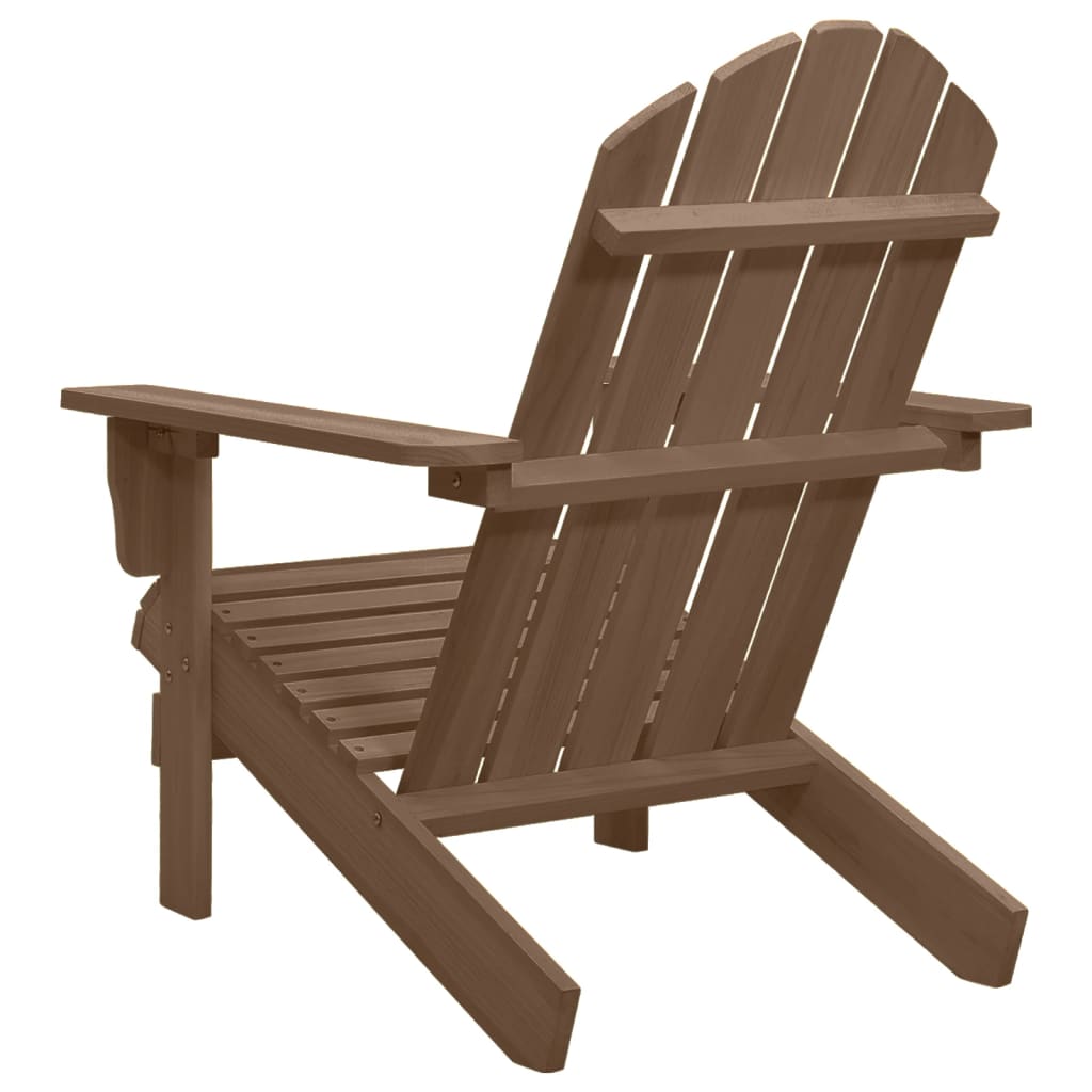 vidaXL Patio Chair Lawn Patio Adirondack Chair for Outdoor Porch Garden Wood-1