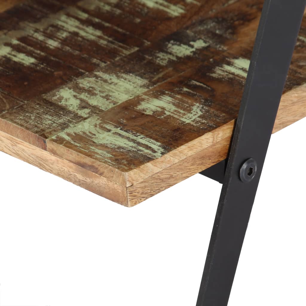 vidaXL Coffee Table End Table Sofa Table with Storage Shelf Solid Wood Mango-9