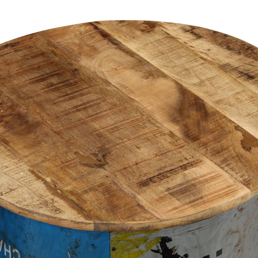 vidaXL Coffee Tables 2 pcs Solid Mango Wood-8