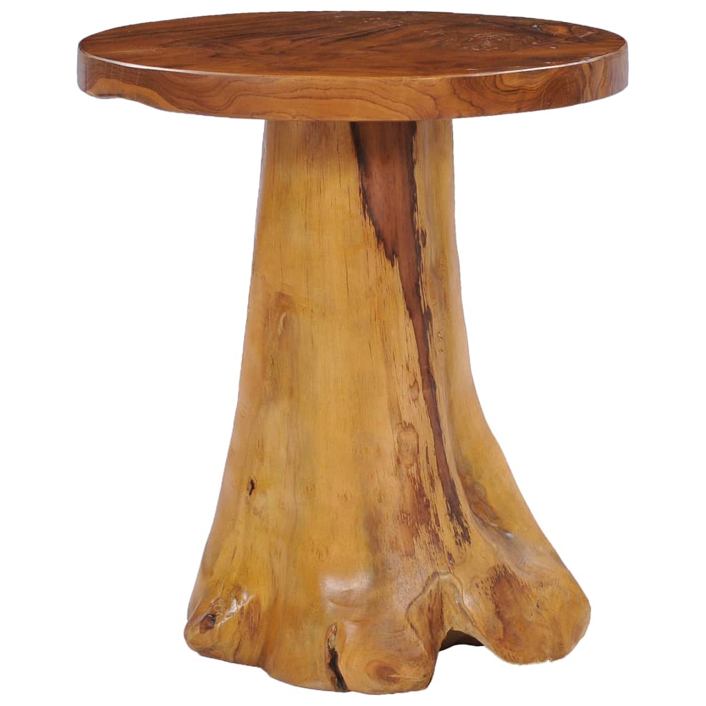 vidaXL Coffee Table 15.7"x15.7" Solid Teak Wood-0