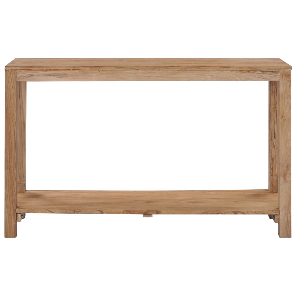 vidaXL Console Table 47.2"x13.8"x29.5" Solid Wood Teak-0