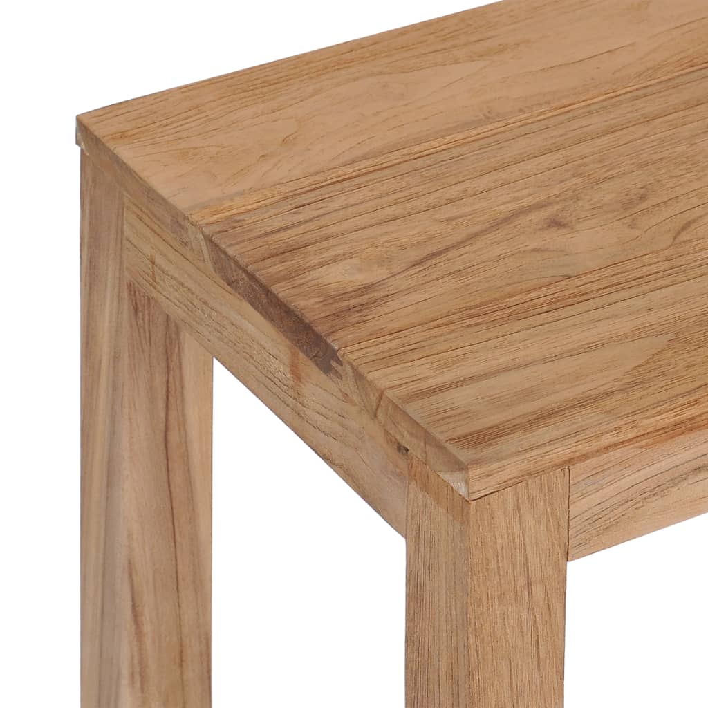 vidaXL Console Table 47.2"x13.8"x29.5" Solid Wood Teak-2