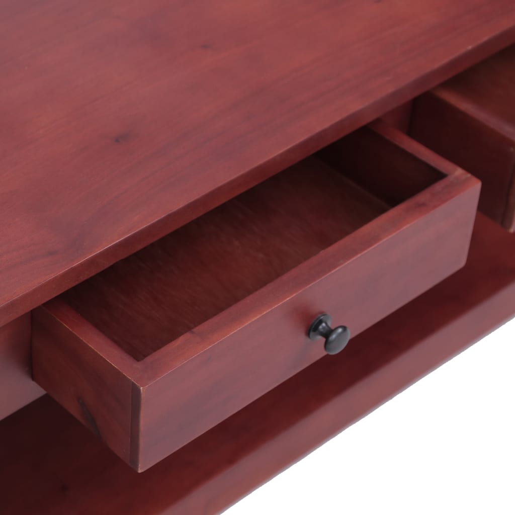 vidaXL Coffee Table Side End Table Living Room Sofa Table Solid Wood Mahogany-1