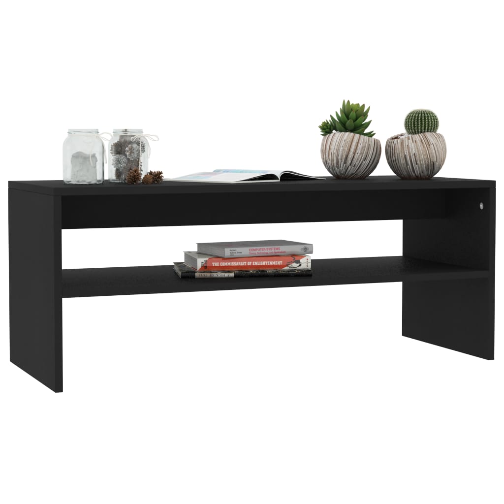 vidaXL Coffee Table End Table Accent Sofa Table with Storage Engineered Wood-27