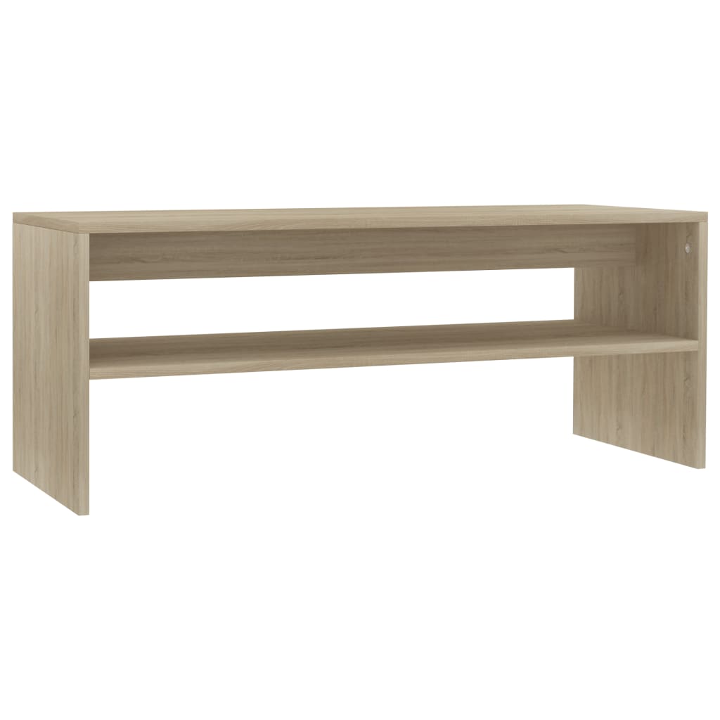 vidaXL Coffee Table End Table Accent Sofa Table with Storage Engineered Wood-33