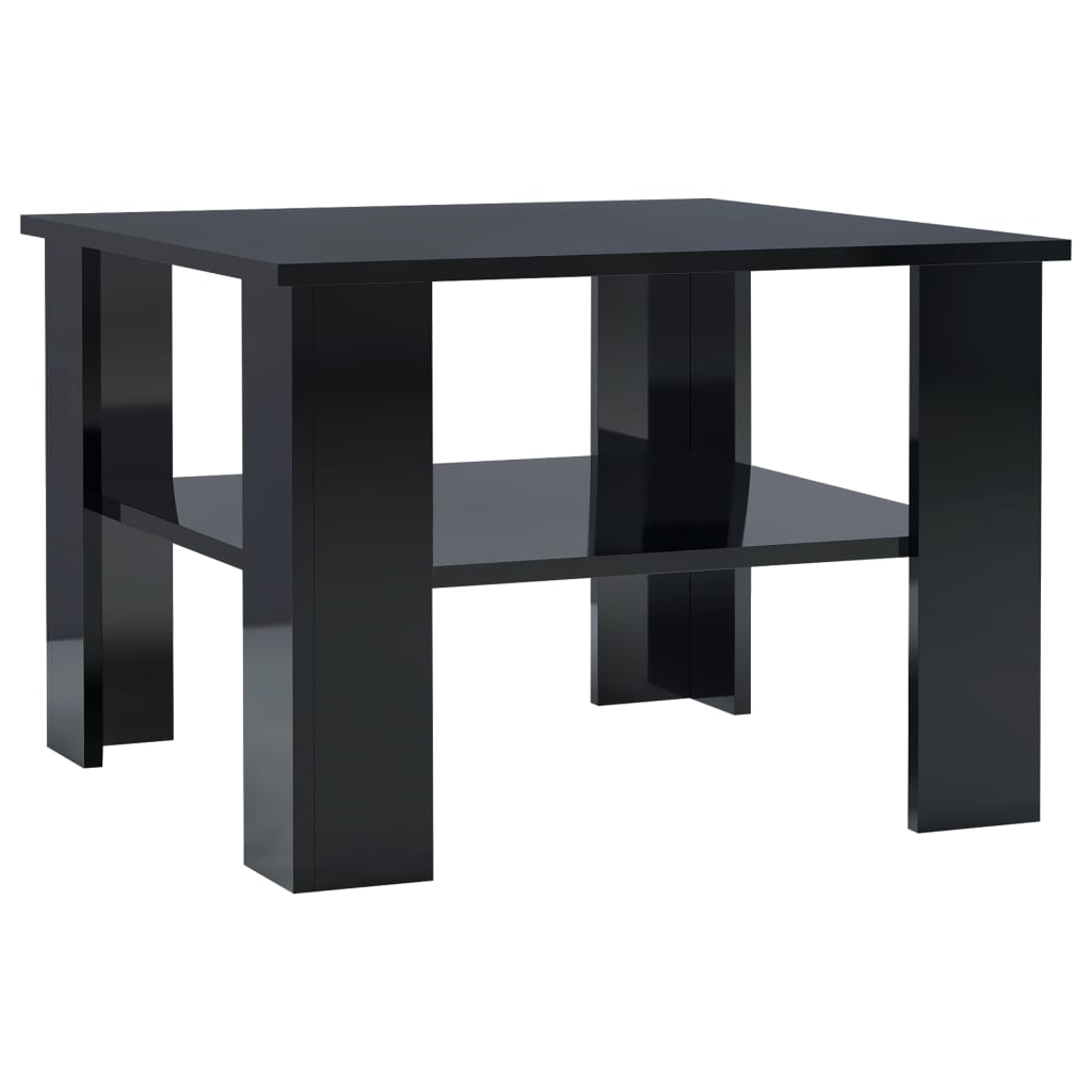 vidaXL Coffee Table End Table Side Sofa Table with Storage Engineered Wood-12